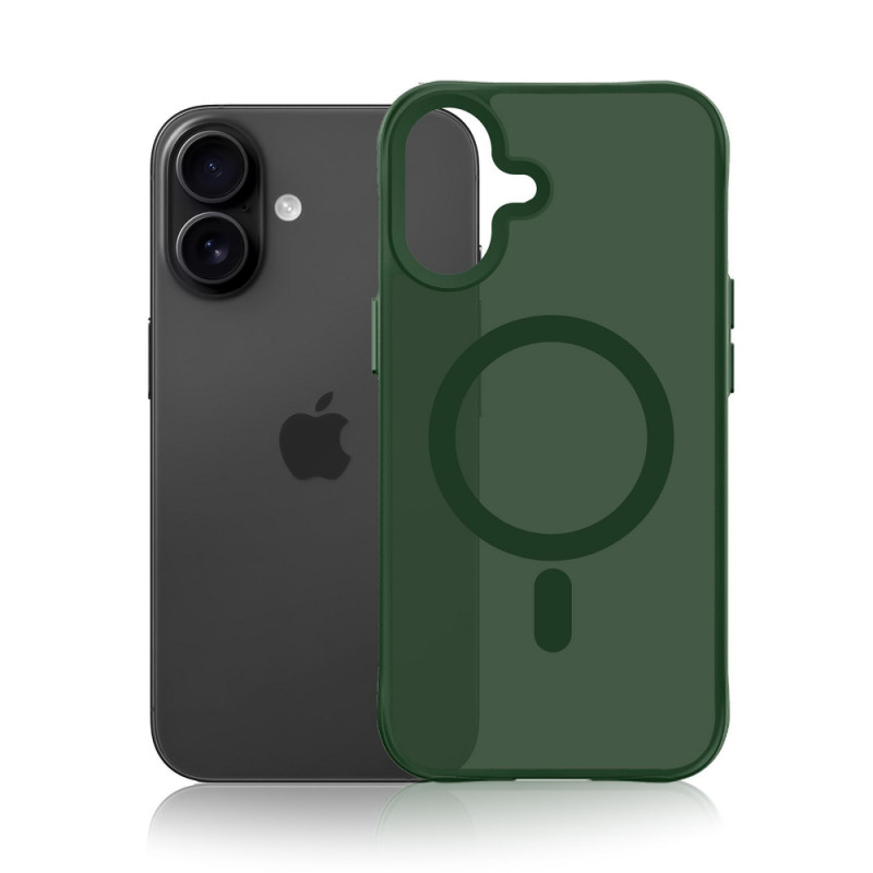 3MK Smoke MagCase for Apple iPhone 16 Pro, green