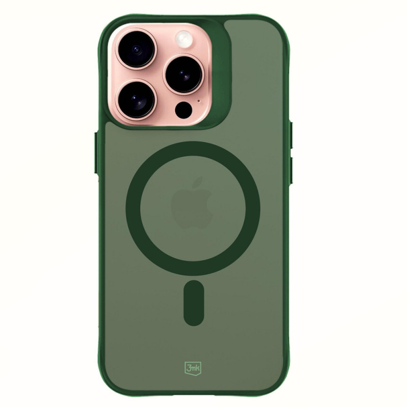 3MK Smoke MagCase for Apple iPhone 16 Pro Max, green