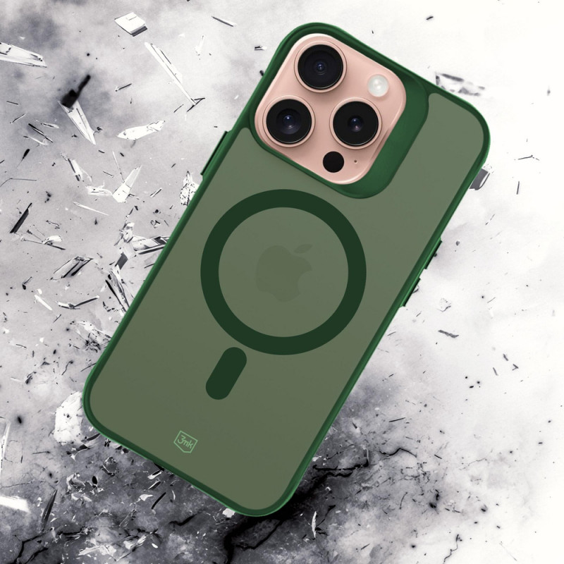 3MK Smoke MagCase for Apple iPhone 16 Pro Max, green