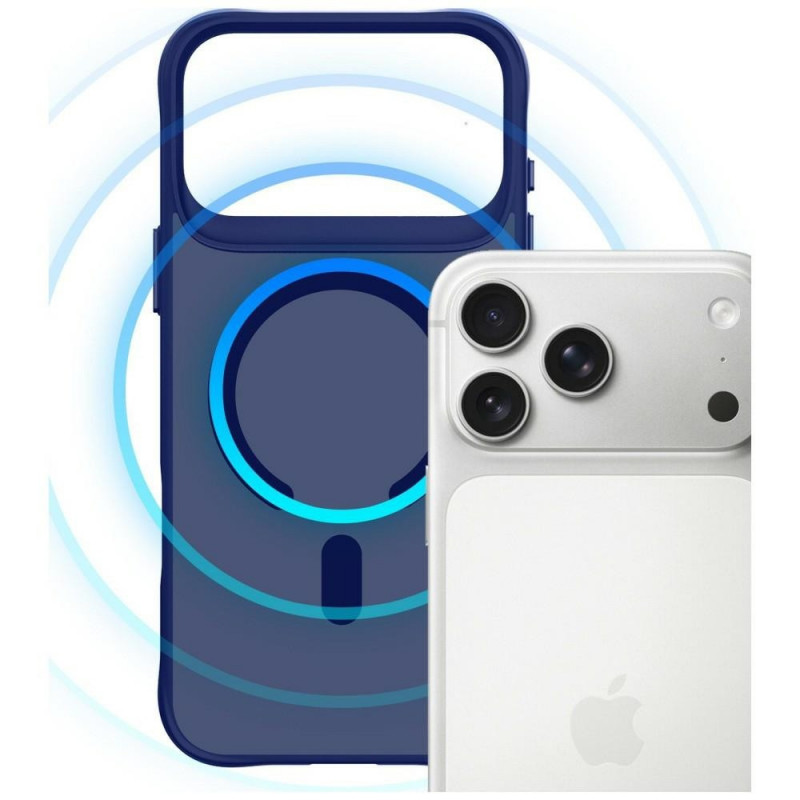 3MK Smoke MagCase for Apple iPhone 17 Pro, blue