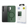 3MK Smoke MagCase for Samsung Galaxy S24, green
