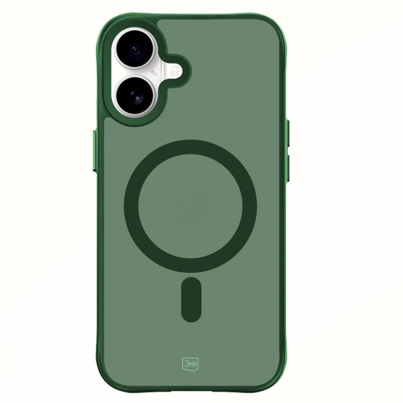 3MK Smoke MagCase for Apple iPhone 16, green