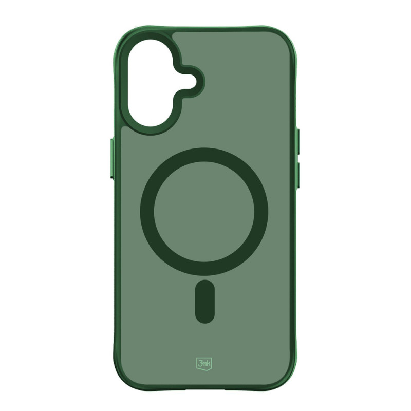 3MK Smoke MagCase for Apple iPhone 16, green
