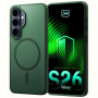 3MK Smoke MagCase for Samsung Galaxy S26+, green