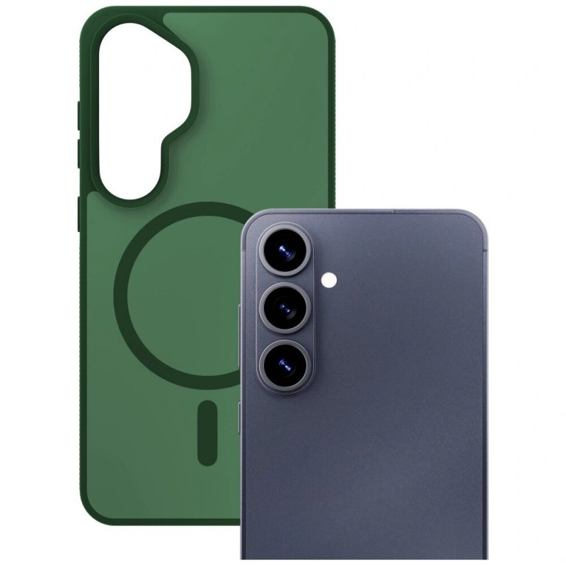 3MK Smoke MagCase for Samsung Galaxy S26+, green