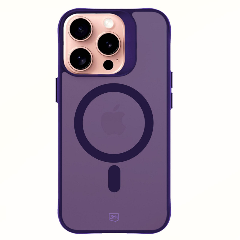 3MK Smoke MagCase for Apple iPhone 16 Pro Max, purple