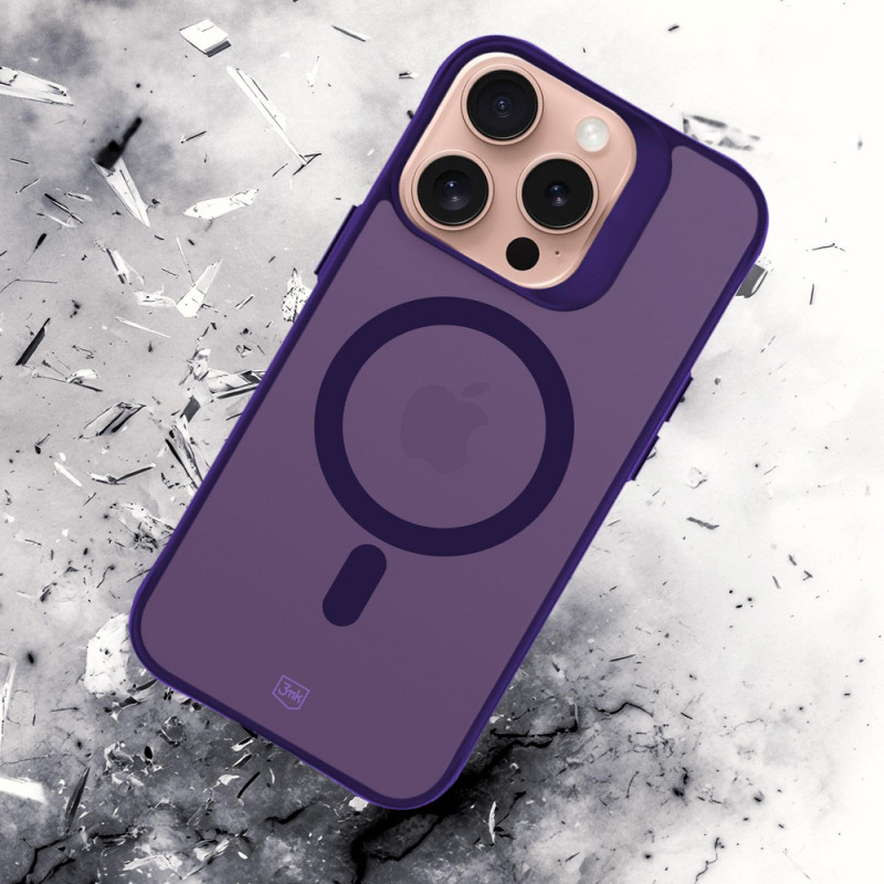 3MK Smoke MagCase for Apple iPhone 16 Pro Max, purple