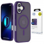3MK Smoke MagCase for Apple iPhone 16, purple