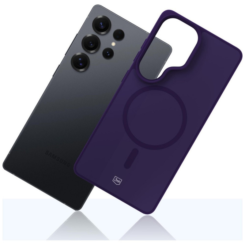 3MK Smoke MagCase for Samsung Galaxy S25 Ultra, purple