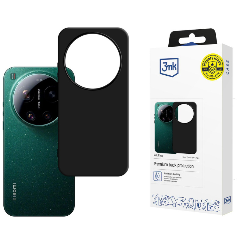 3MK Matt Case Xiaomi 17 Ultra smartphone case, black