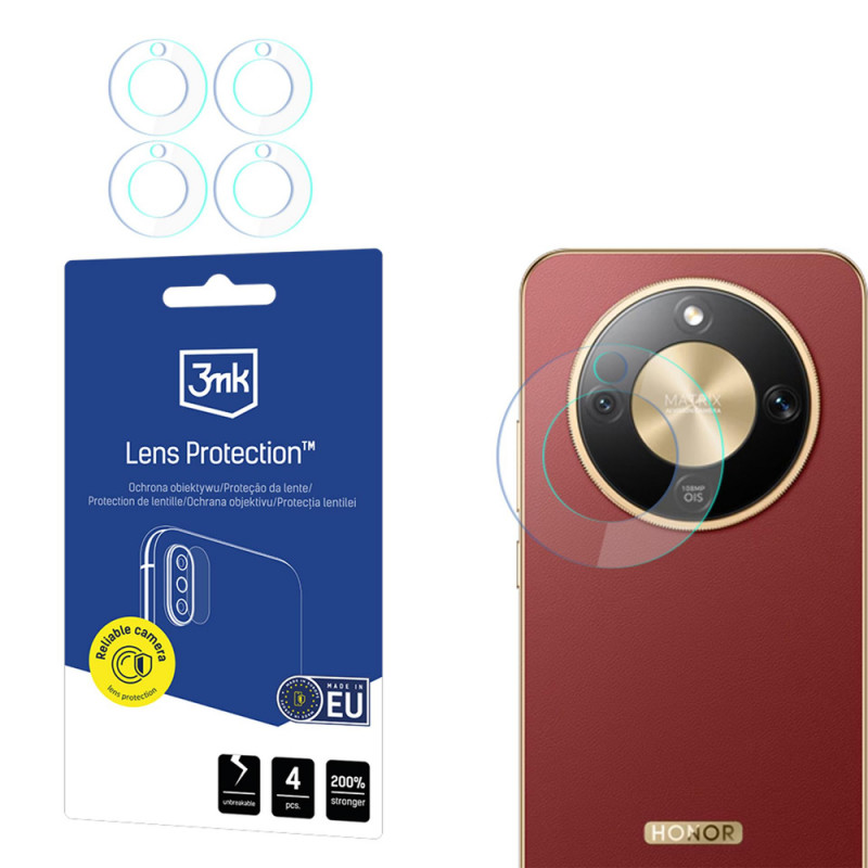 3MK Lens Protection Honor Magic8 Lite camera lens protector (4 pcs)