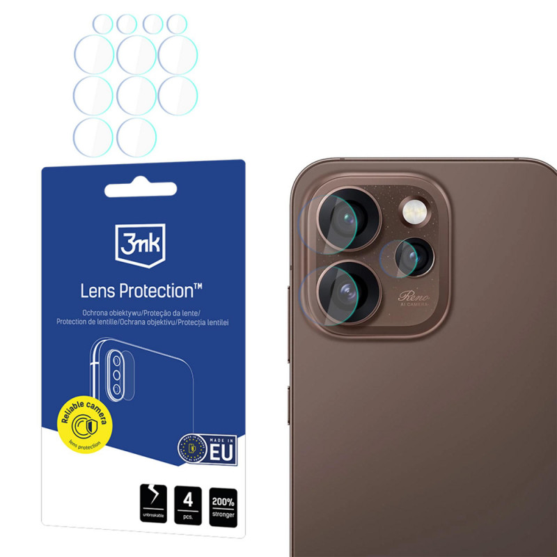 3MK Lens Protection (4 pcs) for Oppo Reno 15 Pro Max 5G (CPH2811)