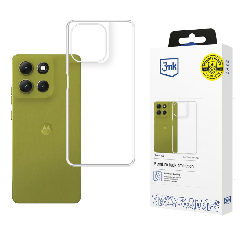 3MK Clear Case for Motorola Moto G86 / G86 Power, transparent