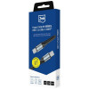 3MK Hyper Cable N-SERIES USB-C to USB-C cable, 3 m, 100 W, Black