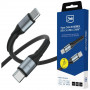 3MK Hyper Cable N-SERIES USB-C to USB-C cable, 1 m, 240 W, Black
