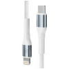 3MK Hyper Cable N-SERIES USB-C to Lightning cable, 1 m, 27 W, White