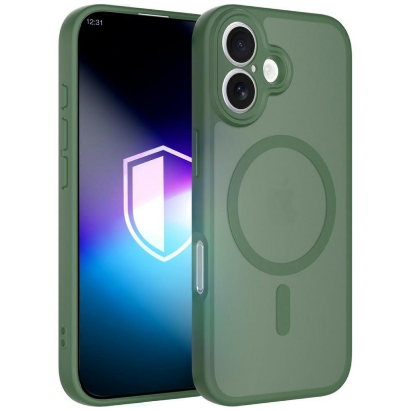 3MK Misty MagCase case for Apple iPhone 16, green