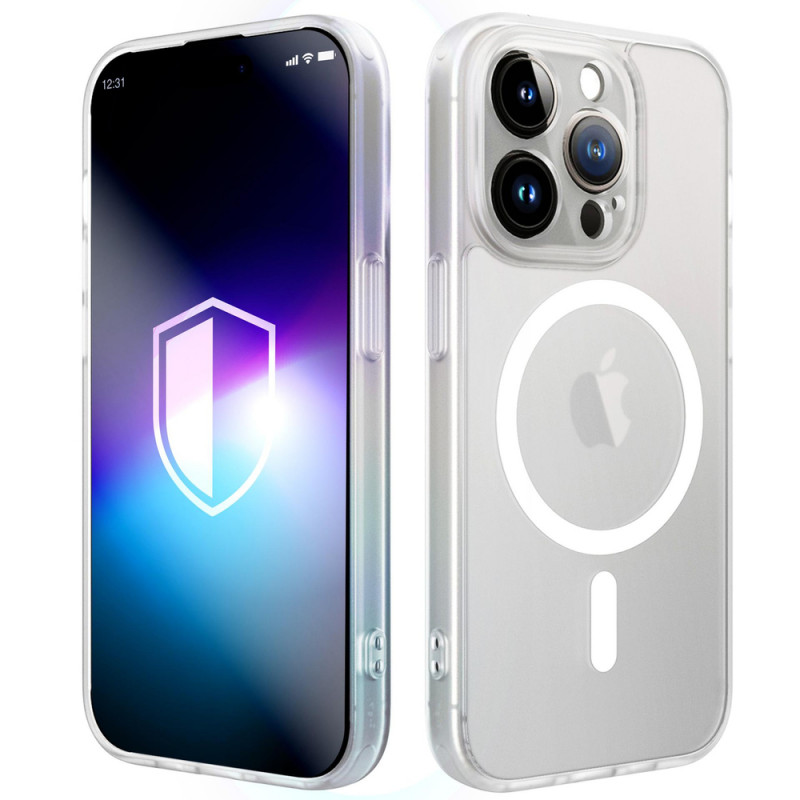 3MK Misty MagCase Apple iPhone 15 Pro Max smartphone case, MagSafe-compatible, white