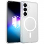 3MK Misty MagCase Samsung Galaxy S26 smartphone case, MagSafe-compatible, white