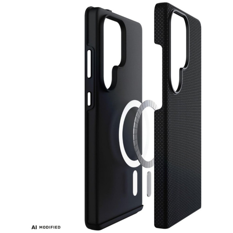 3MK Fortis MagCase Samsung Galaxy S24 Ultra case, black