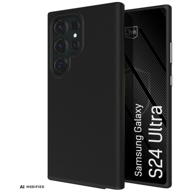 3MK Fortis MagCase Samsung Galaxy S24 Ultra case, black