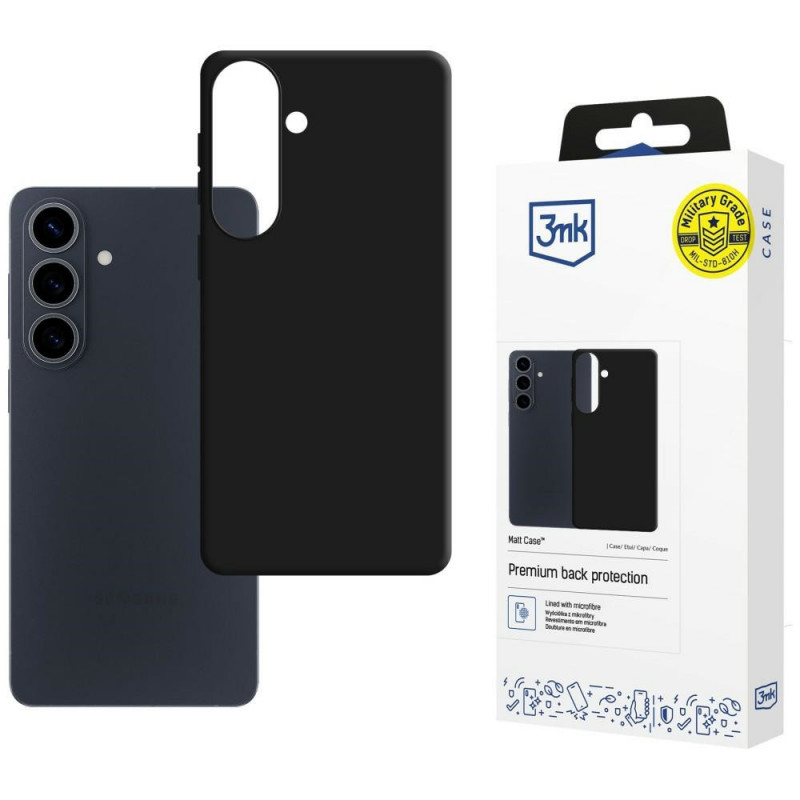 3MK Matt Case Samsung Galaxy S26 FE, black