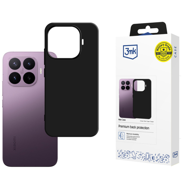 3MK Matt Case Xiaomi 17T Pro phone case, black