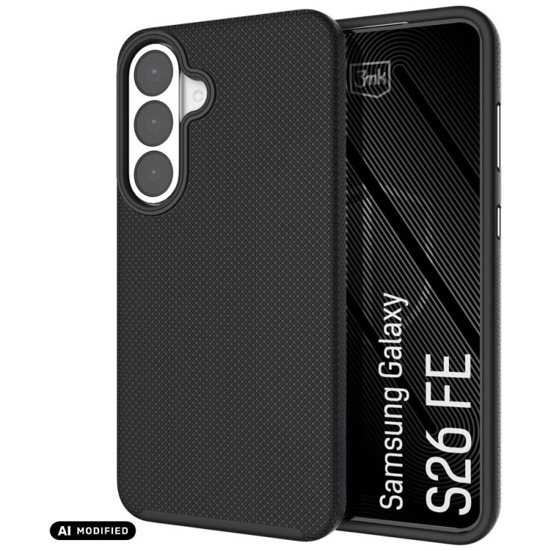 3MK Fortis MagCase Samsung Galaxy S26 FE phone case, black