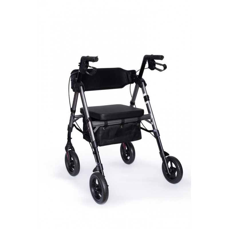Rehafund Marsylia RF-617/G Four-Wheel Walker, Graphite