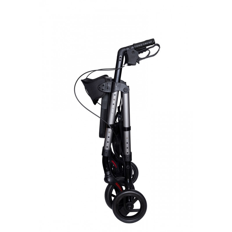 Rehafund Marsylia RF-617/G Four-Wheel Walker, Graphite