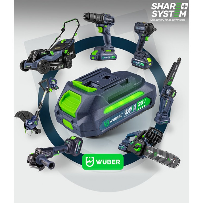 Wuber W04322 Cordless Pressure Washer, 20 V, 300 l/h