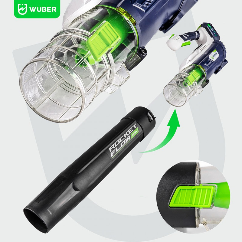 Wuber W04401 Cordless Blower, 20 V, 137 km/h