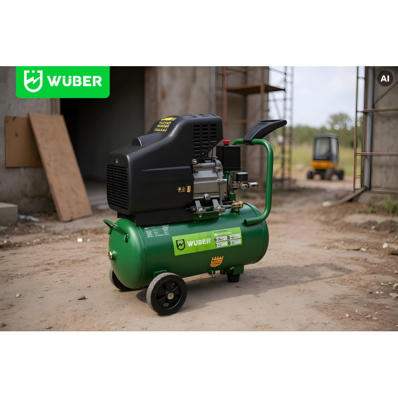 Wuber W54001 Oil Air Compressor, 24 L