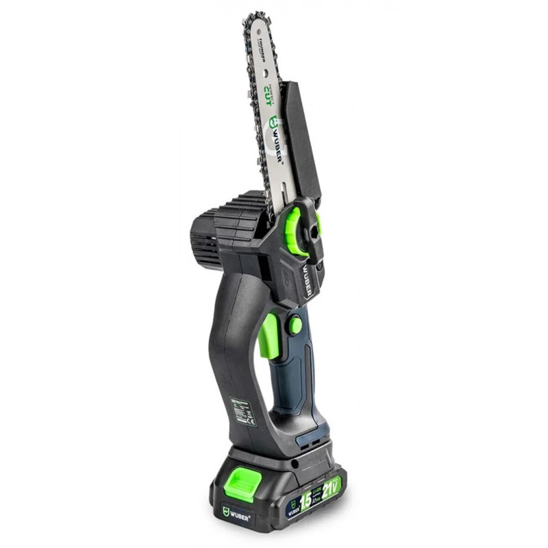 Wuber W37007 Cordless Chainsaw, 21 V, 5 m/s