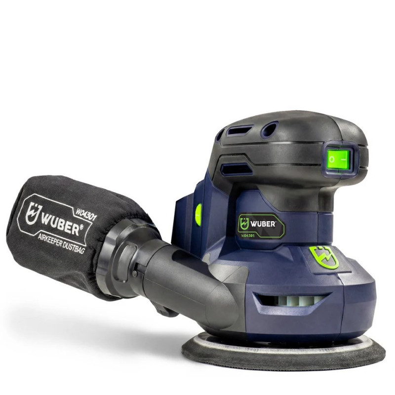 Wuber W04301 Cordless Orbital Sander, 125 mm
