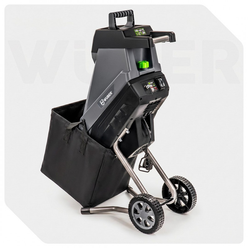 Wuber W94205 Electric Blade Branch Shredder, 2500 W, 45 L