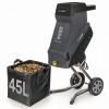 Wuber W94205 Electric Blade Branch Shredder, 2500 W, 45 L