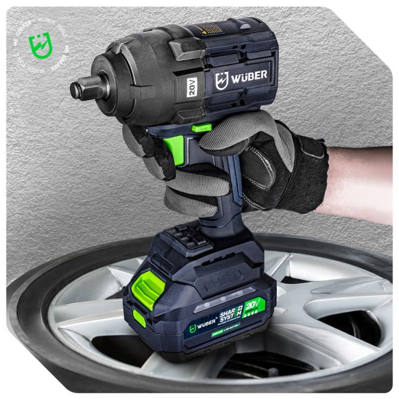 Wuber W04606 Impact Wrench, 20 V