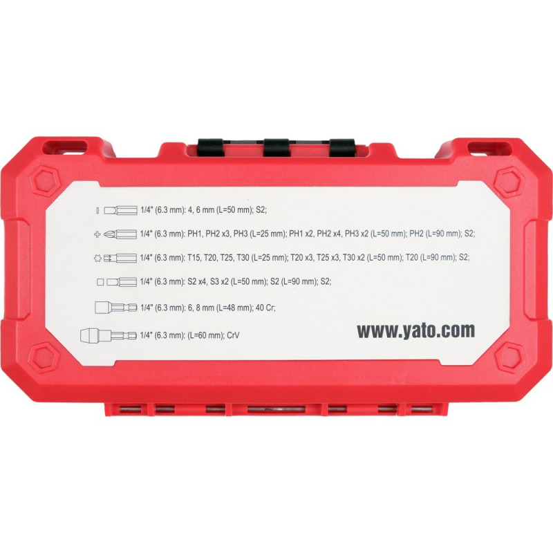 YATO Impact Bit Set 39 pcs YT-78076