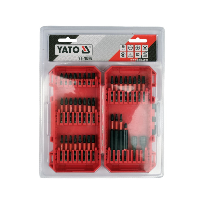 YATO Impact Bit Set 39 pcs YT-78076
