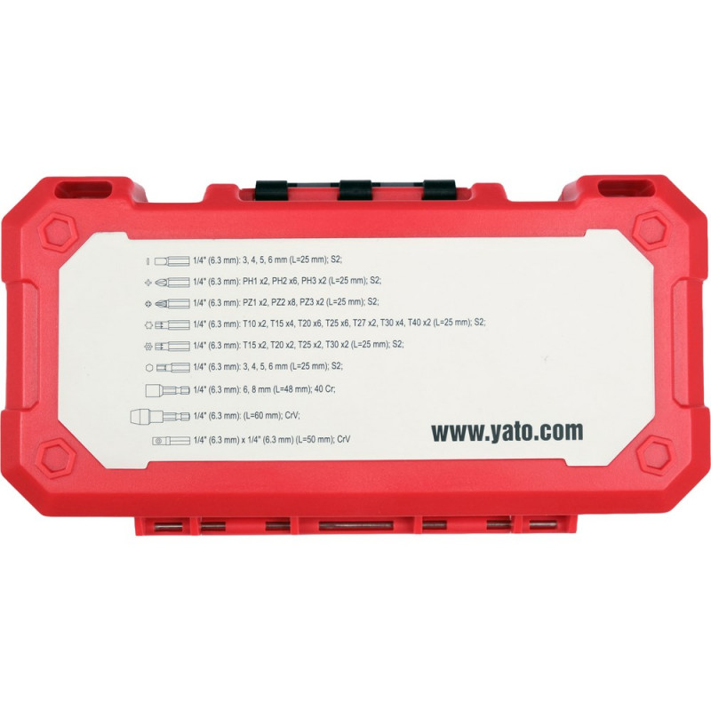 YATO Impact Bit Set 68 pcs YT-78077