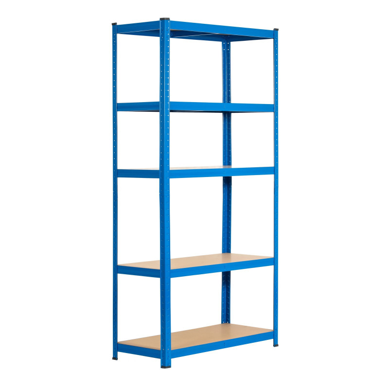 Extralink Metal Shelving Unit 180x90x40, Blue