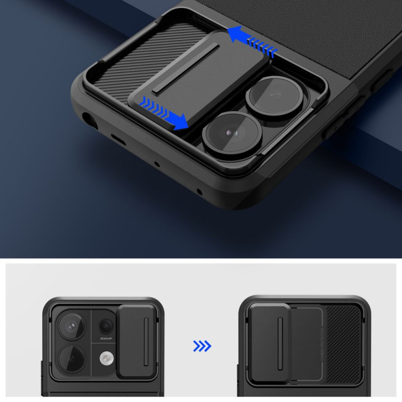Tech-Protect Velar Cam+ Case for Xiaomi Redmi Note 13 Pro 5G / Poco X6 5G, Black