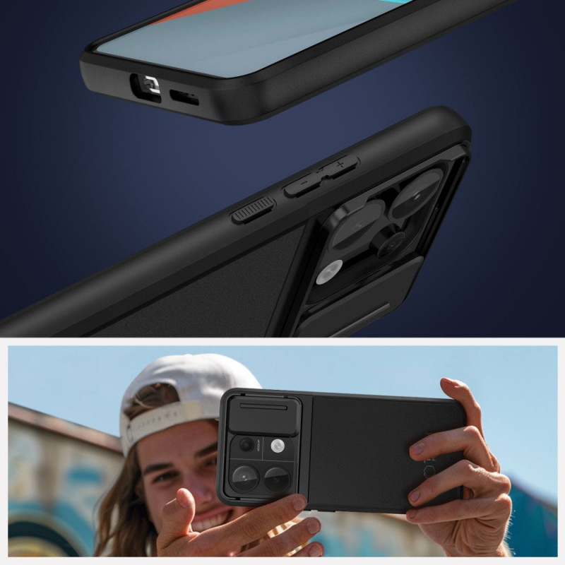 Tech-Protect Velar Cam+ Case for Xiaomi Redmi Note 13 Pro 5G / Poco X6 5G, Black