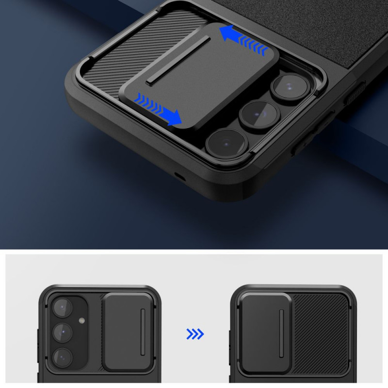 Tech-Protect Velar Cam+ Case for Samsung Galaxy A35 / A55 5G, Black