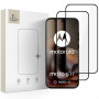 Tech-Protect Glass Fit+ Motorola Moto G67 / G77 Tempered Glass, Black (2 pcs)