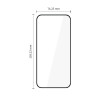 Tech-Protect Glass Fit+ Motorola Moto G67 / G77 Tempered Glass, Black (2 pcs)