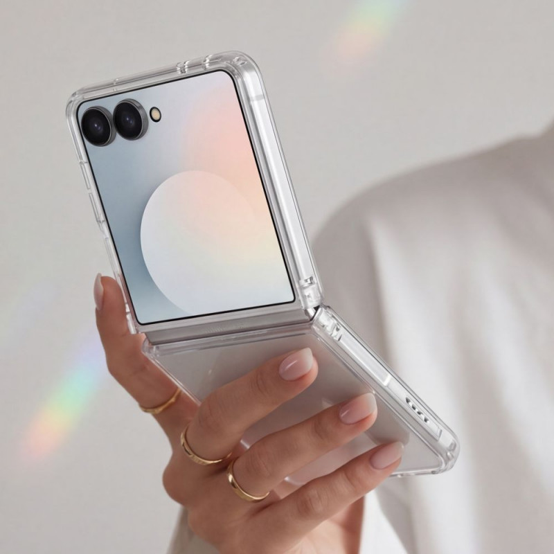 Tech-Protect FlexAir Hybrid Case for Samsung Galaxy Z Flip 8, Clear