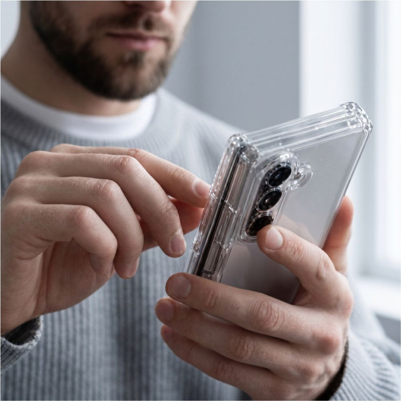 Tech-Protect FlexAir Hybrid Case for Samsung Galaxy Z Fold 8 Ultra, Clear