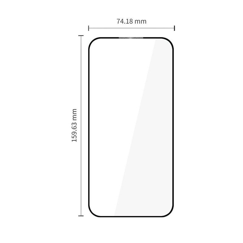 Tech-Protect Glass Fit+ Tempered Glass for OnePlus Nord 6 (2 pcs), Black